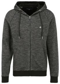 Kapuzensweatjacke Blend "Kapuzensweatjacke BHNuka", Herren, Gr. M, grau (charcoal mix), Obermaterial: 70% Baumwolle CO. 30% Polyester PES., Sweatjacken Kapuzensweatjacke