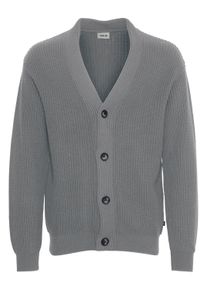 !Solid Cardigan SOLID "Cardigan SDGore", Herren, Gr. M, grau (griffin melange), Obermaterial: 100% Baumwolle CO recyc.., Strickjacken Cardigan