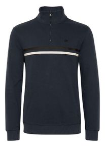 Troyer Blend "Stricktroyer BHJannes", Herren, Gr. L, blau (marineblaus), Obermaterial: 100% Baumwolle CO., gestreift, normal, Pullover Troyer