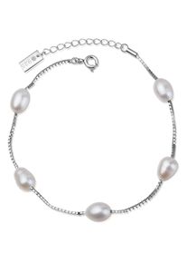 Armband AILORIA "Armband Silber/wei&szlig;e Perle MATSU", wei&szlig;, Armb&auml;nder, Damen, Armband