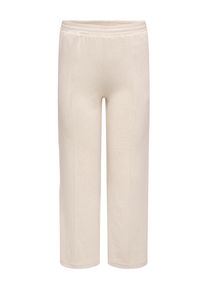 Jerseyhose Only CARMAKOMA "CARGRETCHEN LONG WIDE PANT JRS", Damen, Gr. M (46/48), N-Gr, birch detail:melange, Jersey, Obermaterial: 78% Polyester, 17% Viskose, 5% Elasthan, meliert, regular fit, Hosen Jerseyhose