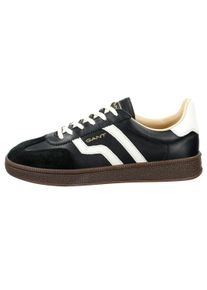 Sneaker Gant "Sneaker Cuzima", Damen, Gr. 38, schwarz, Obermaterial: 100% Rindsleder Leather cow. Futter: 100% Rindsleder Leather cow. 100% Gummi rubber., Schuhe Sneaker