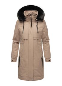 Kurzmantel Navahoo "Kurzmantel Kaltwetterretter 14", Damen, Gr. 6XL, beige (taupe grau), Obermaterial: 55% Nylon NY. 45% Baumwolle CO. Obermaterial: Futter: 100% Polyester PES. 100% Polyester PES., M&auml;ntel Kurzmantel