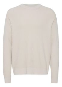 !Solid Strickfleece-Pullover SOLID "Strickpullover SDHami", Herren, Gr. XL, beige (oatmeal), Obermaterial: 70% Baumwolle CO. 30% Nylon NY., Pullover Strickfleece-Pullover