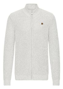 !Solid Strickjacke SOLID "Strickjacke SDRicard", Herren, Gr. S, grau (light grau melange), Obermaterial: 70% Baumwolle CO recyc.. 30% Polyester Pol. recyc.., Strickjacken Strickjacke