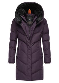 Steppmantel Ragwear "Steppmantel Natalka Cosy", Damen, Gr. XXL, lila (plum), Obermaterial: 100% Polyester PES. Obermaterial: Futter: 100% Polyester PES. 100% Polyester PES., M&auml;ntel Steppmantel