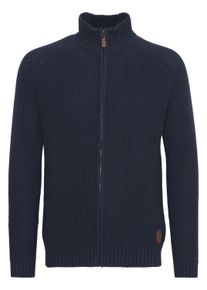 !Solid Strickjacke SOLID "Strickjacke SDXenos", Herren, Gr. S, blau (insignia b), Obermaterial: 100% Baumwolle CO., unifarben, Strickjacken Strickjacke