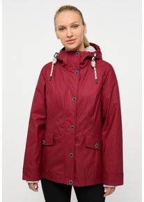 Regenjacke Eterna, Damen, Gr. XL, rot (rubinrot), 100% Polyurethan, Jacken Regenjacke