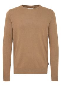 Strickfleece-Pullover Blend "Strickpullover BHPullover", Herren, Gr. S, braun (otter), Obermaterial: 78% Viskose CV. 22% Polyester PES., Pullover Strickfleece-Pullover