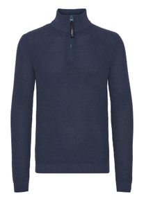 Troyer 11 Project "Troyer PRKim", Herren, Gr. L, blau (insignia blau melange), Obermaterial: 100% Baumwolle CO recyc.., Pullover Troyer