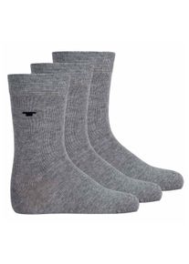 Kurzsocken Tom Tailor "Socken 3er Pack", M&auml;dchen, Gr. 31-34, grau, Obermaterial: 77% Baumwolle CO. 20% Polyamid PA. 3% Elasthan EL., Socken Kurzsocken