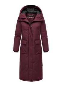 Wintermantel Navahoo "Wintermantel Wolkenfrost XIV", Damen, Gr. XXL, rot (wine), Obermaterial: 100% Polyester PES. Obermaterial: Futter: 100% Polyester PES. 100% Polyester PES., M&auml;ntel Wintermantel