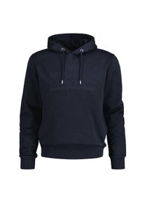 Sweatshirt Gant "Sweatshirt REGULAR TONAL SHIELD HOODIE", Herren, Gr. 3XL, blau, Obermaterial: 90% Baumwolle CO. 10% Polyester PES., Sweatshirts Sweatshirt