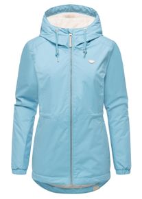 Winterjacke Ragwear "Winterjacke Dankka Warm", Damen, Gr. 5XL, blau (cloud25), Obermaterial: 100% Polyester PES. Obermaterial: Futter: 100% Polyester PES. 100% Polyester PES., Jacken Winterjacke