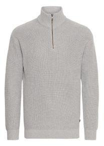 !Solid Troyer SOLID "Troyer SDGoma", Herren, Gr. XXL, grau (griffin melange), Obermaterial: 70% Baumwolle CO recyc.. 30% Polyester Pol. recyc.., Pullover Troyer