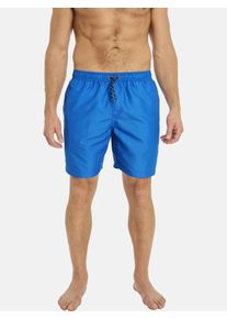 Badeshorts Jan Vanderstorm "Badeshort JOCKE", Herren, Gr. 6XL, weit, blau (royal blau), Obermaterial: 100% Polyester COOLMAX PES(Coolmax)., Badehosen Badeshorts