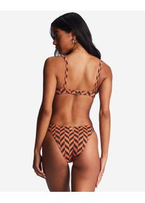 B&uuml;gel-Bikini-Top Billabong "Cross Step Emma", Damen, Gr. S, Cup B, bunt (brick), Obermaterial: 78% Nylon, 22% Elasthan;, Bikini-Oberteile B&uuml;gel-Bikini-Top