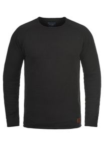 Strickfleece-Pullover Blend "Strickpullover BHJohn", Herren, Gr. XL, schwarz, Obermaterial: 100% Baumwolle CO., Pullover Strickfleece-Pullover