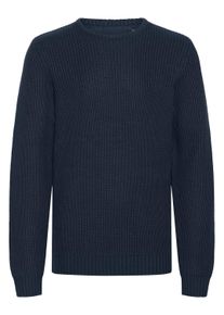 Strickfleece-Pullover Blend "Strickpullover BHDENO", Herren, Gr. 3XL, schwarz (salute), Obermaterial: 50% Baumwolle CO. 50% Polyacryl PAN., Pullover Strickfleece-Pullover