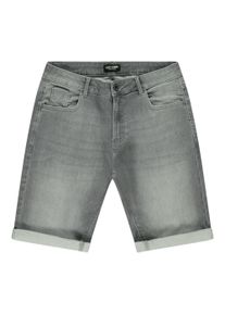 Jeansbermudas Cars Jeans "Shorts TARGET", Jungen, Gr. 14 (164), N-Gr, grau used, Denim/Jeans, Obermaterial: 99% Baumwolle, 1% Elasthan, Abriebeffekte, Basic kniefrei, Jeans Jeansbermudas