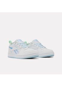 Sneaker Reebok CLASSIC "REEBOK ROYAL PRIME 2.0", M&auml;dchen, Gr. 39, wei&szlig;, glassblau, invertedaqua, Synthetik, Textil, Schuhe Sneaker
