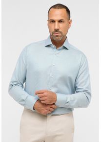 Langarmhemd Eterna "MODERN FIT", Damen, Gr. 41, Normalgr&ouml;&szlig;en, gr&uuml;n (leave), Twill, 100% Baumwolle, tailliert, Manschette, Hemden Langarmhemd, NON IRON (b&uuml;gelfrei)