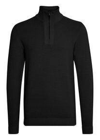 !Solid Strickpullover SOLID "Strickjacke SDNick", Damen, Gr. L, schwarz, Obermaterial: 100% Baumwolle CO., Strickjacken Strickpullover