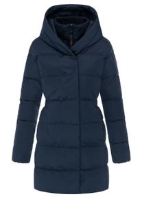 Steppmantel Ragwear "Steppmantel Niani YOUMODO", Damen, Gr. L, blau (navy), Obermaterial: 100% Polyester PES. Obermaterial: Futter: 100% Polyester PES. 100% Polyester PES., M&auml;ntel Steppmantel