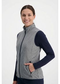 Fleeceweste CMP, Damen, Gr. 46, b.blau, ice, Obermaterial: 55% Polyester, 45% Baumwolle, Westen Fleeceweste, aus Polyester und Baumwolle, sportlicher Stil, leichtes Gewicht