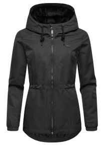 Outdoorjacke Ragwear "&Uuml;bergangsjacke Dankka Tech", Damen, Gr. XL, schwarz, Obermaterial: 100% Polyester PES. Obermaterial: Futter: 100% Polyester PES., Jacken Outdoorjacke