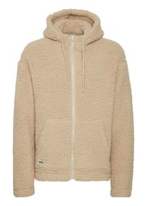 Funktions-Kapuzensweatjacke 11 Project "Fellimitatjacke PRDaag", Herren, Gr. M, beige (oatmeal), Obermaterial: 100% Polyester PES., Sweatjacken Funktions-Kapuzensweatjacke
