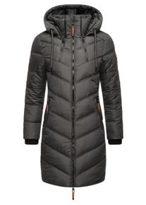 Wintermantel Marikoo "Wintermantel Armasa", Damen, Gr. S, grau (anthrazit), Obermaterial: 100% Polyester PES. Obermaterial: Futter: 100% Polyester PES. 100% Polyester PES., M&auml;ntel Wintermantel