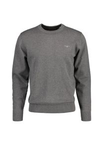 Sweater Gant "Strickpullover CLASSIC COTTON C-NECK", Herren, Gr. 4XL, grau, Obermaterial: 100% Baumwolle CO., Sweatshirts Sweater