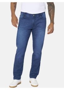 5-Pocket-Jeans Jan Vanderstorm "Schiebebundjeans SANDUR", Herren, Gr. 78, N-Gr, blau, Obermaterial: 98% Baumwolle CO. 2% Elasthan EL., Jeans 5-Pocket-Jeans