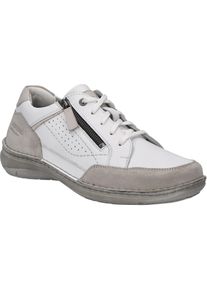 Schn&uuml;rschuh Josef Seibel "New Anvers 11, weiss-kombi", Herren, Gr. 40, wei&szlig; (wei&szlig;, kombi), Obermaterial: 100% Rindsleder Leather cow., Schuhe Schn&uuml;rschuh