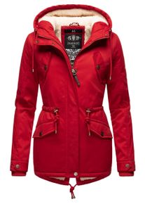 Winterjacke Marikoo "Winterjacke Manolya", Damen, Gr. S, rot, Obermaterial: 100% Baumwolle CO. Obermaterial: Futter: 100% Polyester PES. 100% Polyester PES., Jacken Winterjacke