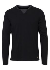 Rundhalsshirt Blend "Rundhalsshirt BHLeonas", Damen, Gr. M, schwarz, Obermaterial: 80% Baumwolle CO. 20% Polyester PES., Shirts Rundhalsshirt