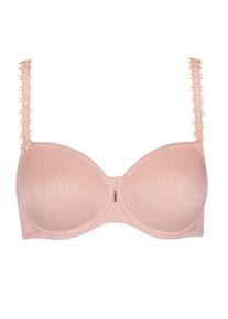 B&uuml;gel-BH LISCA "B&uuml;gel BH Gracia", Damen, Gr. 75, Cup F, beige (peach champagne), T&uuml;ll, Obermaterial: 81% Polyamid PA. 16% Elasthan EL. 3% Polyester PES., BHs B&uuml;gel-BH