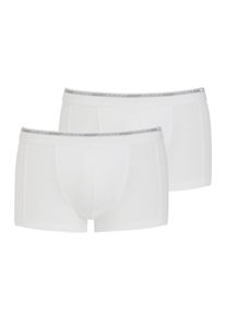 Boxershorts Jockey "Boxershort Modern Classic Short Trunk 2P 2er Pack", Herren, Gr. XL, wei&szlig;, Obermaterial: 100% Baumwolle CO., Unterhosen Boxershorts