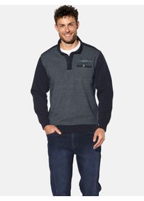 Sweatshirt Babista "Sweatshirt WELARO", Herren, Gr. M, blau (dunkelblau), Obermaterial: 100% Baumwolle CO., Sweatshirts Sweatshirt