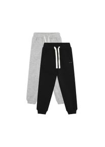 Jogginghose Minymo "Jogginghose MIBoys", Jungen, Gr. 122, N-Gr, schwarz (anthrazit), Obermaterial: 60% Baumwolle CO. 40% Polyester PES., Hosen Jogginghose