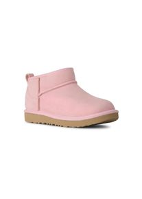 UGG Australia Schlupfboots UGG "Classic Ultra Mini Dazzle", M&auml;dchen, Gr. 5 (37), ribbon candy, Veloursleder, Glitzer, Schuhe Schlupfboots, Winterboots, Schlupboots mit Warmfutter