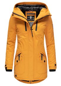 Wintermantel Navahoo "Wintermantel Avrille II", Damen, Gr. XS, gelb, Obermaterial: 70% Baumwolle CO. 30% Polyester PES. Obermaterial: Futter: 100% Polyester PES. 100% Polyester PES., M&auml;ntel Wintermantel