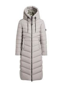 Steppmantel Khujo "Steppmantel Ingram4-YM", Damen, Gr. XS, grau (blizzard grau), Obermaterial: 100% Polyester PES. Obermaterial: Futter: 100% Nylon NY. 100% Polyester PES., M&auml;ntel Steppmantel