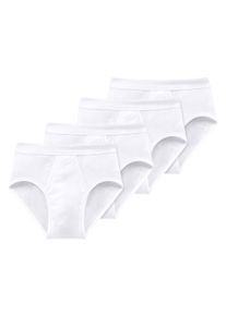Slip Schiesser "Slip ESSENTIALS 4er Pack", Herren, Gr. XXL, wei&szlig;, Obermaterial: 100% Baumwolle CO., Unterhosen Slip