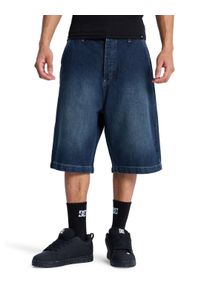 Jeansbermudas DC Shoes "Baggy", Herren, Gr. 34L, schwarz denim, Obermaterial: 75% Walkfrottier, 25% Walkfrottier;, Jeans Jeansbermudas