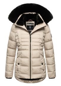 Winterjacke Navahoo "Navahoo Lissandraa Damen Jacke B992", Damen, Gr. M, grau (taupe), Obermaterial: 100% Polyester PES., Jacken Winterjacke