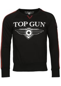 Sweatshirt Top Gun "Sweatshirt Streak TG20191013", Herren, Gr. L, schwarz, Obermaterial: 100% Baumwolle CO., Sweatshirts Sweatshirt
