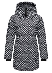 Steppmantel Ragwear "Steppmantel Niara Print", Damen, Gr. XXL, schwarz, Obermaterial: 100% Polyester PES. Obermaterial: Futter: 100% Polyester PES. 100% Polyester PES., M&auml;ntel Steppmantel