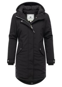 Regenmantel Ragwear "Softshellmantel Itiga", Damen, Gr. XL, schwarz, Obermaterial: 96% Polyester PES. 4% Elasthan EL. Obermaterial: Futter: 100% Polyester PES. 100% Polyester PES., M&auml;ntel Regenmantel